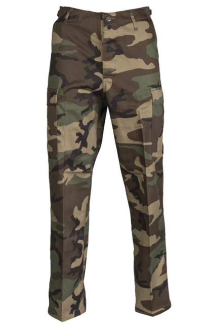 Mil-Tec US BDU RANGER hlače tip vzorec, Woodland