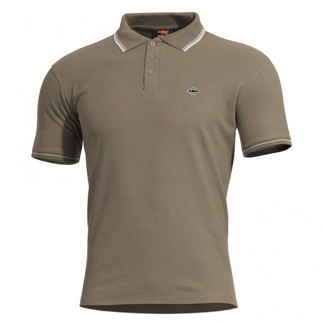 Pentagon Aniketos polo majica, tan brown