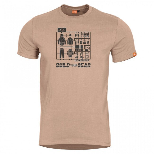 Pentagon Built Your Gear majica, khaki