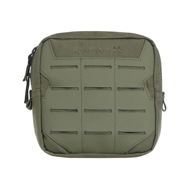 Pentagon Elpis molle torbica 15x15cm, olivno zelena