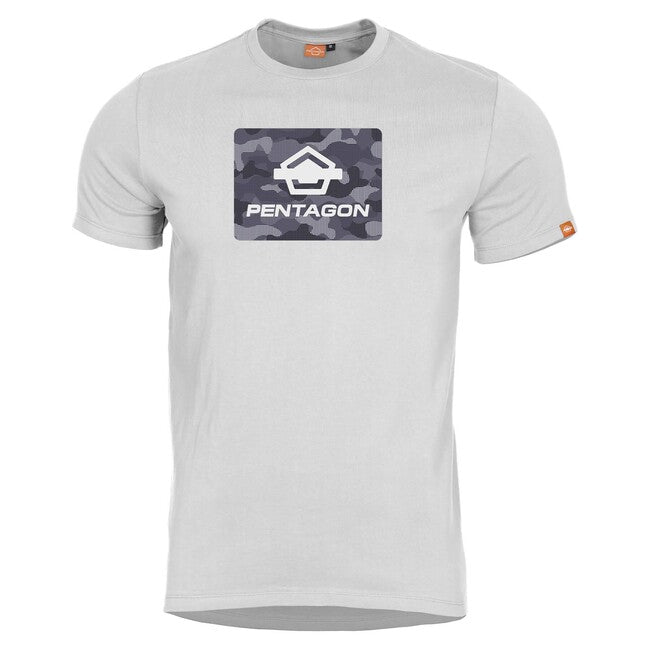 Pentagon Ageron Spot Camo kratke majice, bele