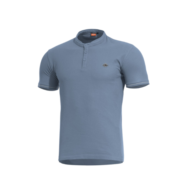Pentagon Levantes Henley Stripes T-Shirt, Blue