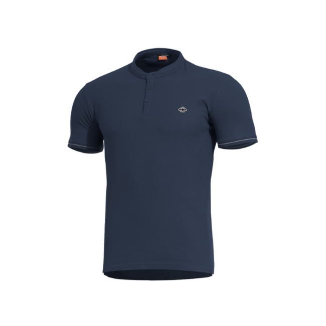 Pentagon Levantes Henley Stripes majica, mornarsko modra