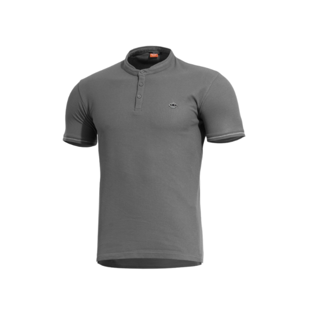 Pentagon Levantes Henley Stripes majica, siva
