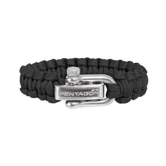 Pentagon zapestnica paracord, črna