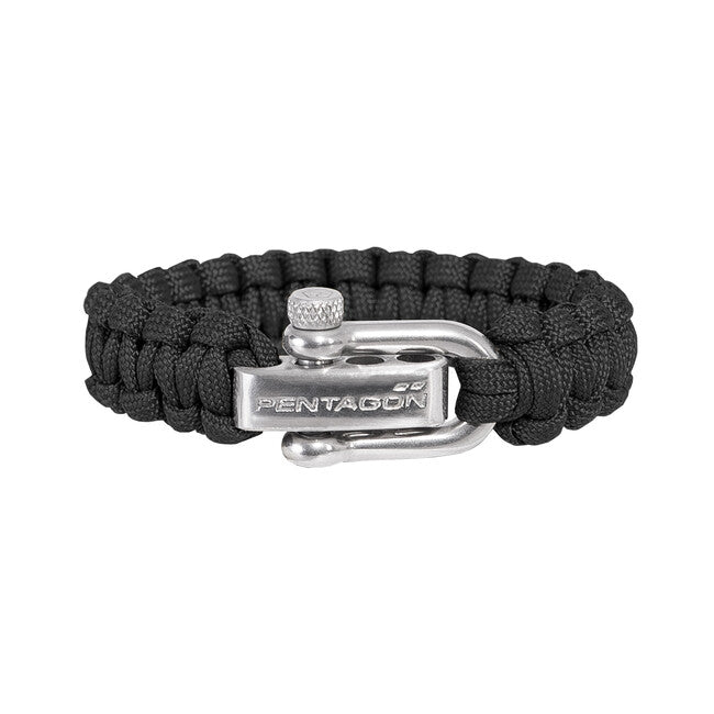 Pentagon zapestnica paracord, črna