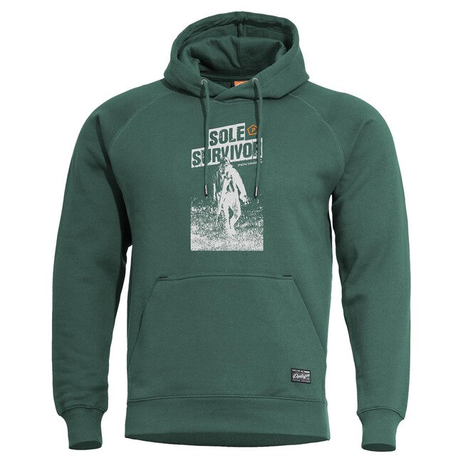 Pentagon Sole Survivor pulover s kapuco, zelena