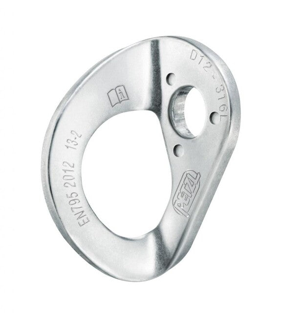 Petzl Coeur Stainless nerjaveča ploščica 12 mm, nerjaveča