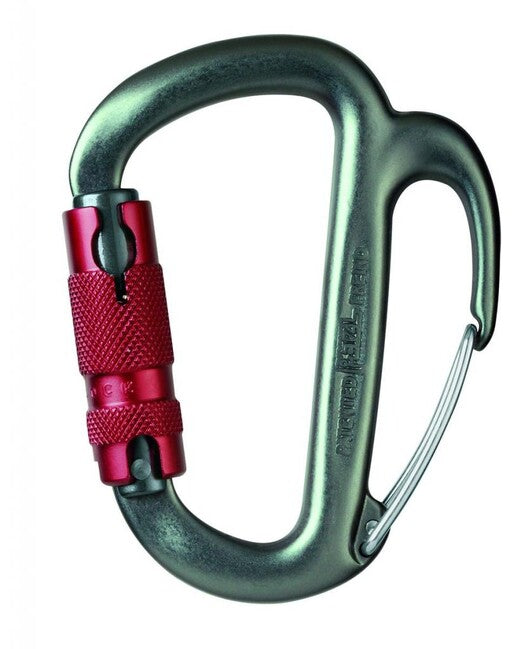 Petzl Freino vponka za spuščanje Twist-Lock, s zaščito zakljepa