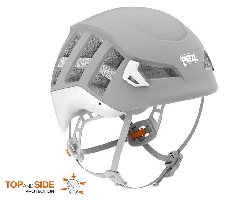 Petzl METEOR lahka plezalna čelada, siva