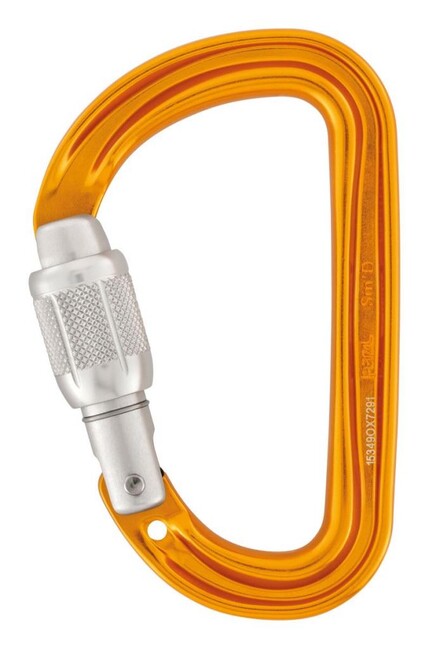 Petzl Sm'D vponka Screw-Lock s svinčevo poistko, srebrna