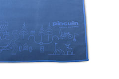 Pinguin Micro towel Map brisača 40 x 40 cm, modra