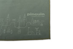 Pinguin Micro towel Map brisača 40 x 40 cm, siva