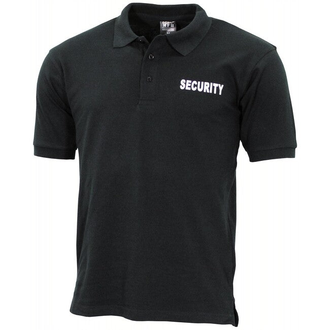 MFH Security polo majica, črna