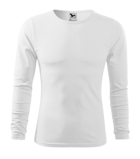 Malfini Fit-T majica z dolgimi rokavi 160g/m2, bela