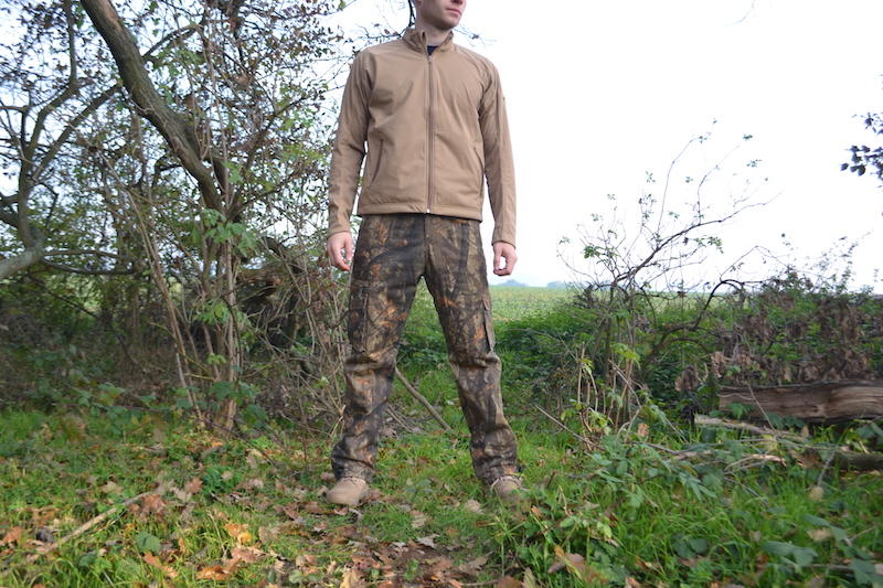 Loshan DarkForrest debelejše hlače Real tree, moška, temne