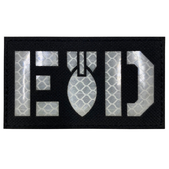WARAGOD Reflective EOD našitek, črn