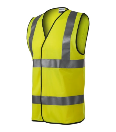 Rimeck HV Bright Reflective Safety Vest, Fluorescent Yellow