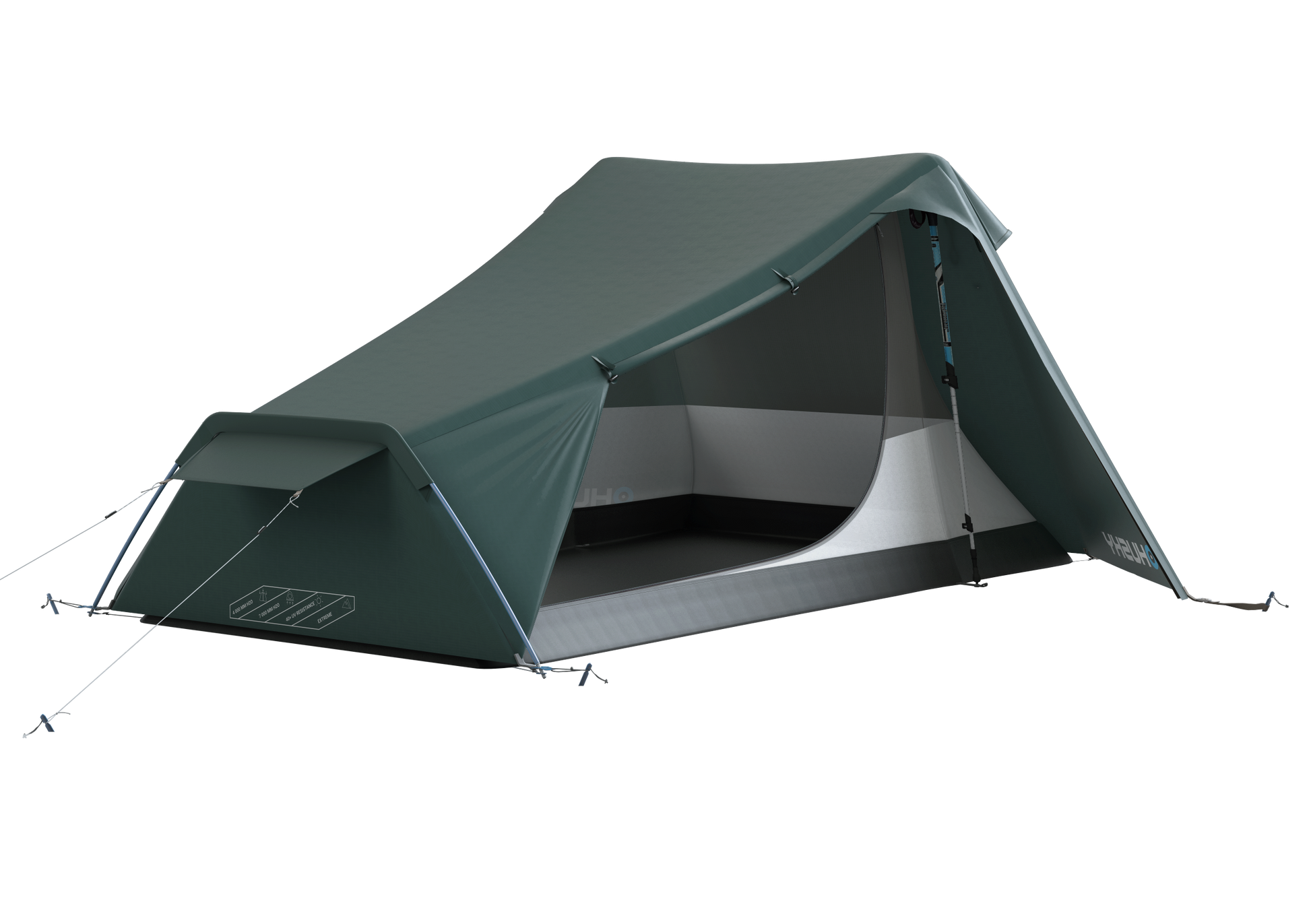 Husky Sawaj Peak 3 ultraľahký stan pre 3 osoby, dark green