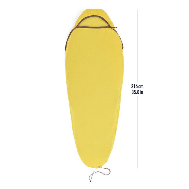 Sea to Summit Reactor Sleeping Bag Liner, Standard, Yellow