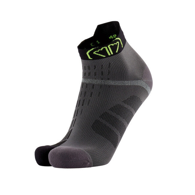 Sidas T-Free Run nogavice, siva/črna