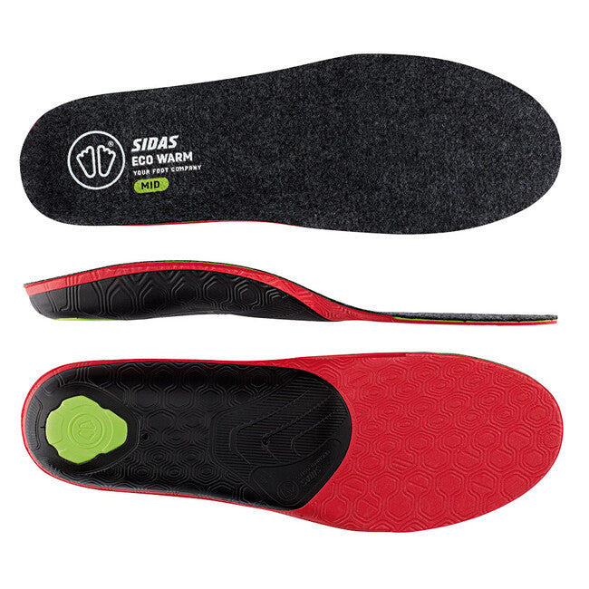 Sidas 3Feet Eco Warm Mid termo vložki s podporo