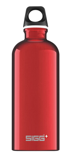 SIGG Traveller aluminijasta steklenica za pitje 0,6 l, rdeča