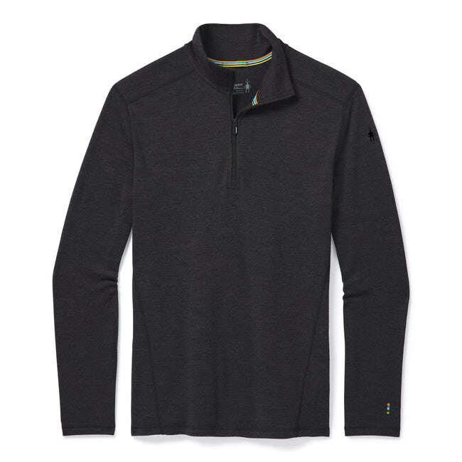 Smartwool Classic Thermal spodnja spodnjščina Merino BL 1/4 Zip, siva z melanco