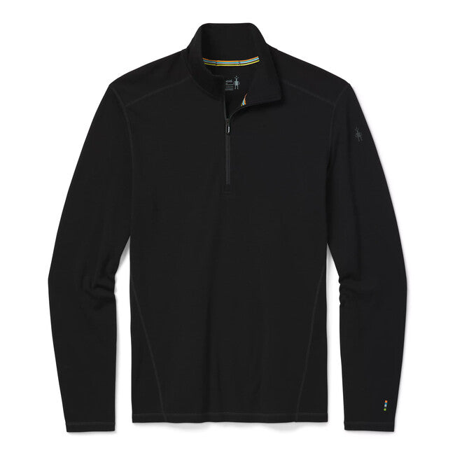 Smartwool CLASSIC THERMAL MERINO spodnje hlače M 1/4 ZIP B BL, črne