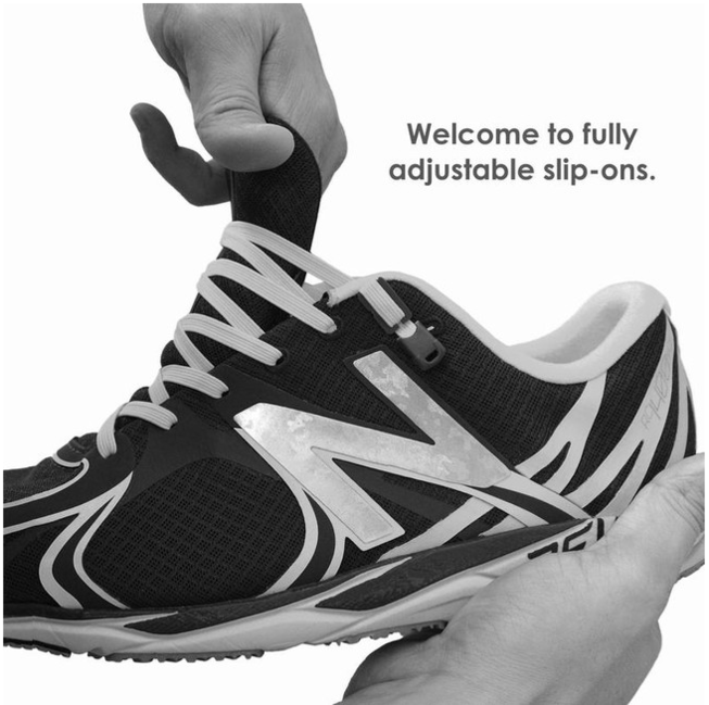 Xpand Elastic Shoelaces, White