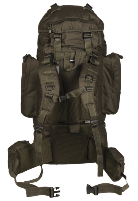 Mil-Tec Ranger Σακίδιο Πλάτης Στρατιωτικό 75L, Μαύρο