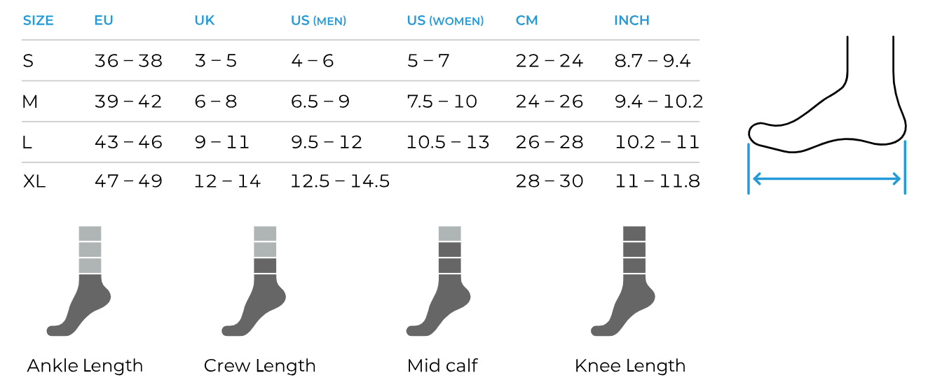 DexShell Ultra Thin Crew Waterproof Socks, Black