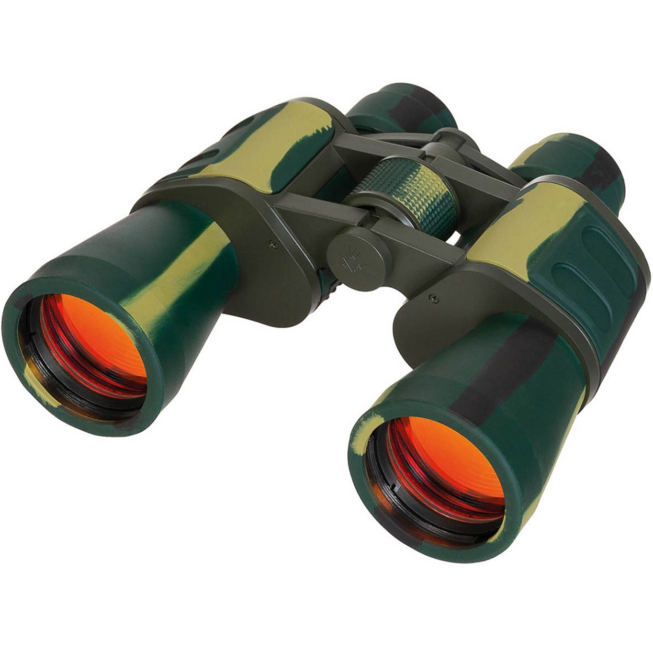 MFH zložljiv daljnogled 10 x 50 s rubinastim lečem, Woodland