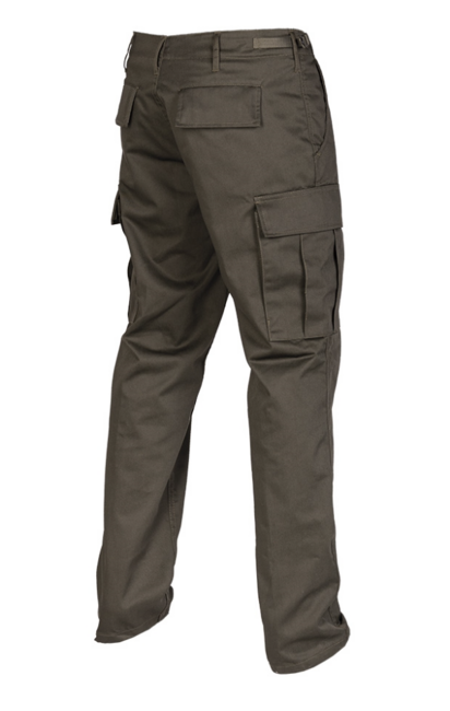 Mil-Tec US Ranger BDU STRAIGHT CUT hlače, olivno zelene
