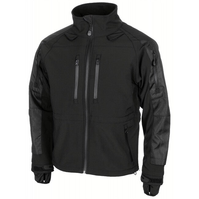 MFH Protect softshell jakna, črna