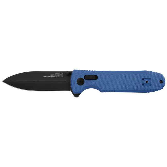 SOG Pentagon XR LTE Folding Knife, Blue