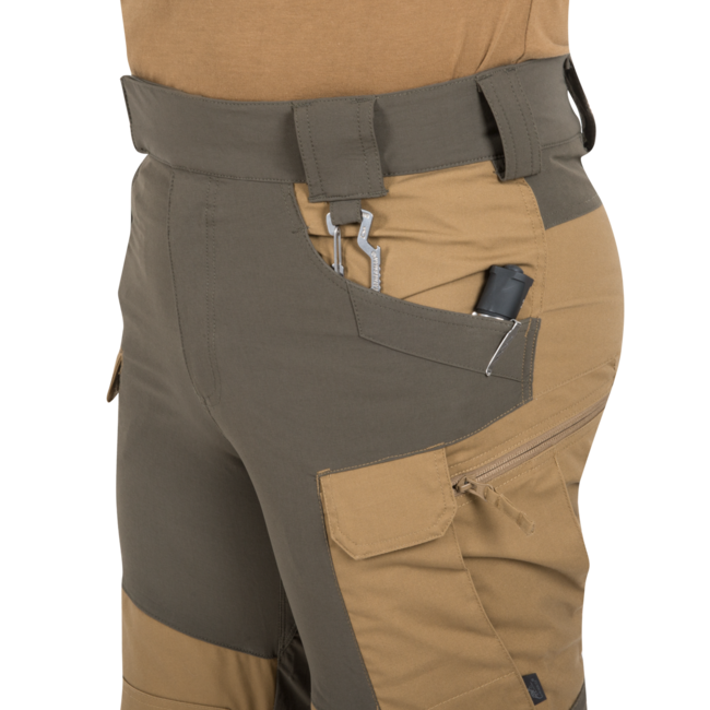 Helikon-Tex Hybrid Outback hlače DuraCanvas, coyote/črna