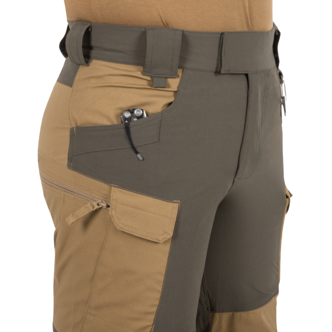 Helikon-Tex Hybrid Outback hlače DuraCanvas, siva/črna
