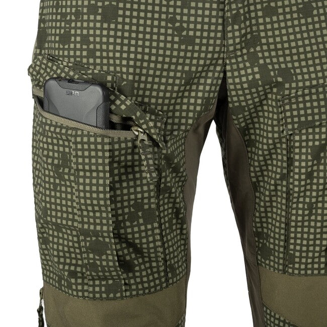 Helikon-Tex MCDU hlače, Desert Night Camo / olivno zelene