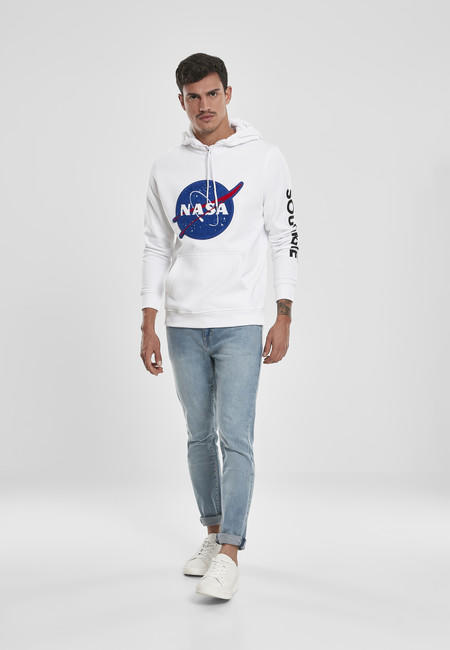 NASA Southpole Insignia Logo pulover s kapuco, moški
