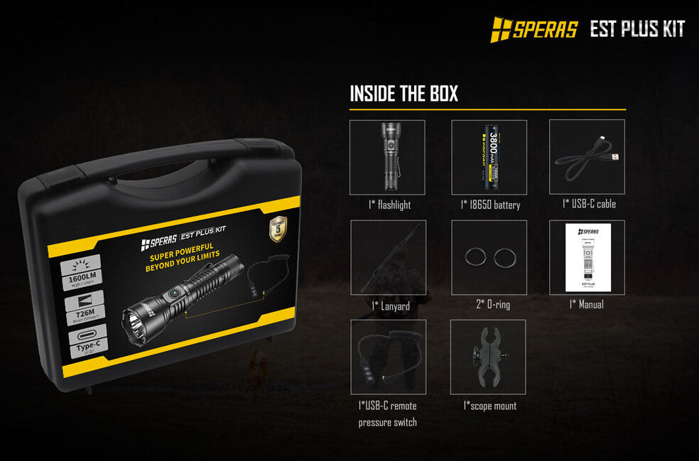 Speras EST Plus Kit baterijska garnitura 2100LM 726M