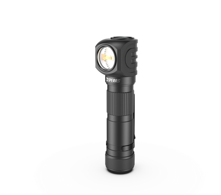 Speras SH18 Rechargeable Headlamp, Black