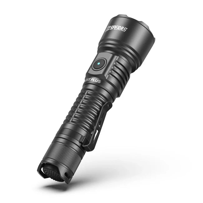 Speras Tactical Flashlight EST Plus V2 with 2100LM 726M Battery