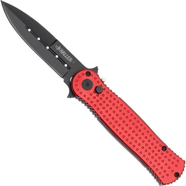 Haller Spring Pocket Knife, Red