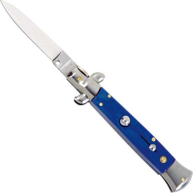 Haller Spring Stiletto žepni nož, modra
