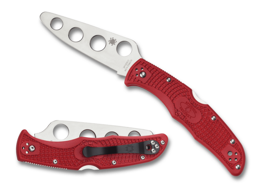 Spyderco Endura 4 Trainer nož, rdeča, FRN, 9,1 cm