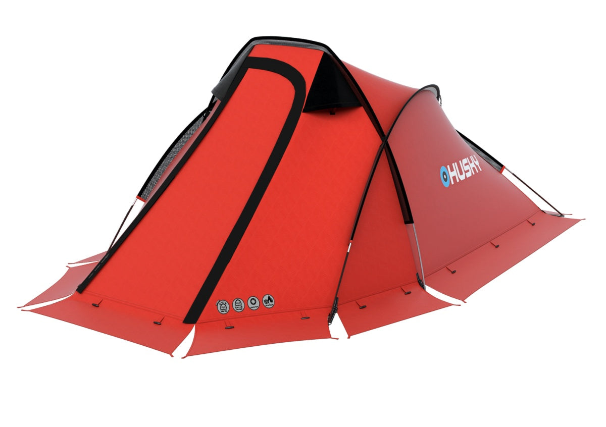 HUSKY Šotor Extreme Flame 2, rdeča