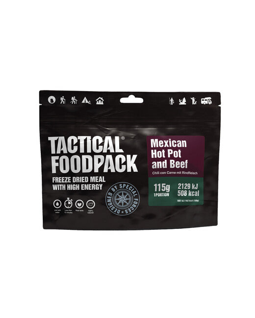 TACTICAL FOODPACK® mexiški lonček in govedina