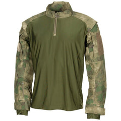MFH Professional American Tactical Long Sleeve Shirt, HDT-camo FG