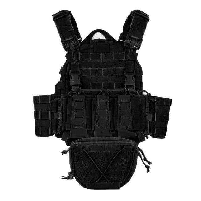 DRAGOWA Tactical Raven Tactical Vest, Black